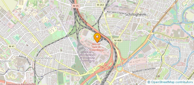 localisation de l'entreprise MADAME MARTINE JUNG à STRASBOURG