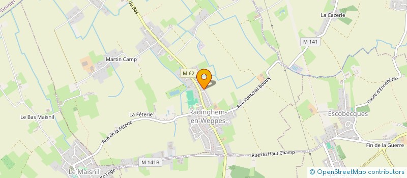 localisation de l'entreprise MADAME MARTINE JUPIN  RADINGHEM-EN-WEPPES