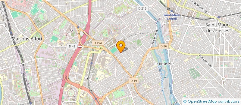 localisation de l'entreprise MADAME MARTINE JURKIEWICZ  CRETEIL