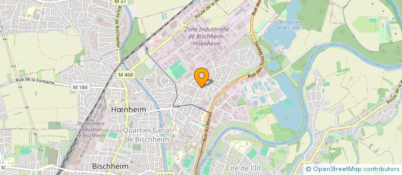 localisation de l'entreprise MADAME MARTINE KIFFEL  HNHEIM