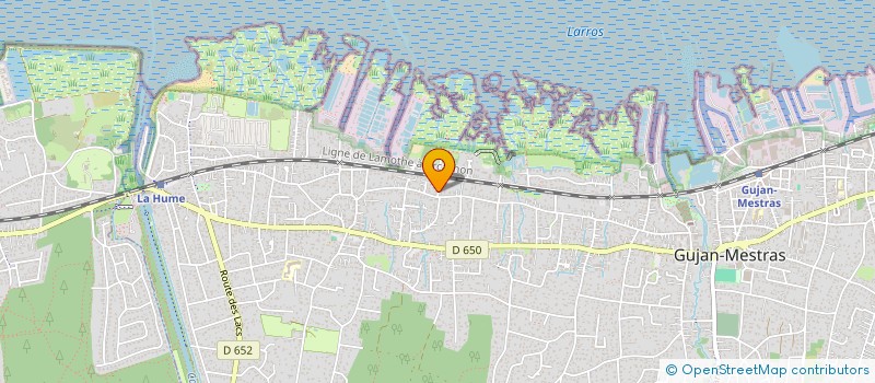 localisation de l'entreprise MADAME MARTINE KIRSCHENBILDER  GUJAN-MESTRAS