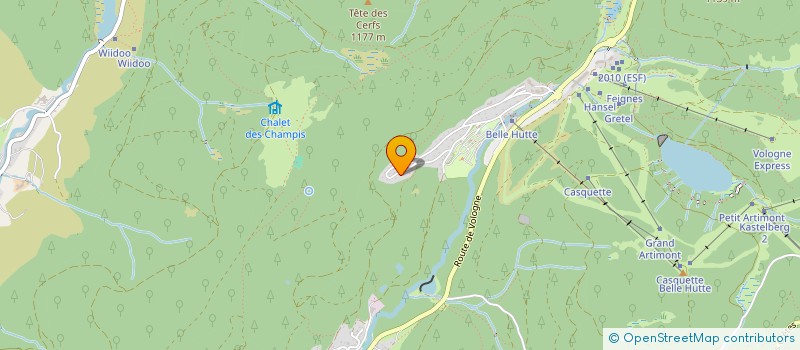 localisation de l'entreprise MADAME MARTINE KLEIN  LA BRESSE