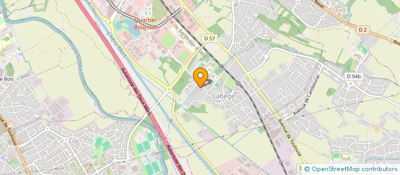 localisation de l'entreprise MADAME MARTINE KOHOU  LABEGE