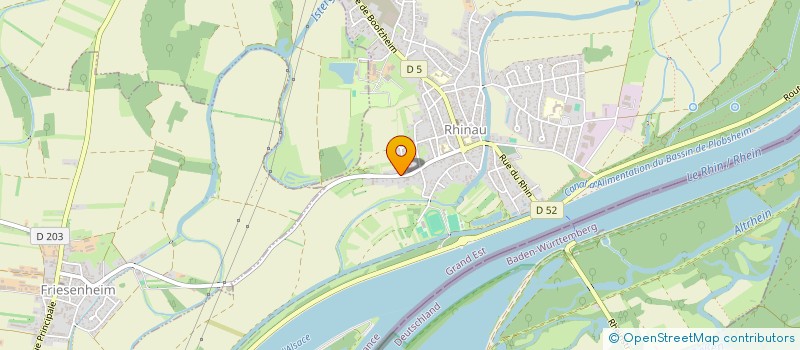 localisation de l'entreprise MADAME MARTINE KRESS  RHINAU