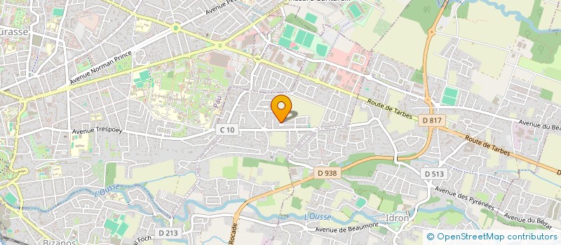 localisation de l'entreprise MADAME MARTINE KUIK  BIZANOS