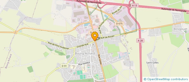 localisation de l'entreprise MADAME MARTINE LABOIS  BOURG-ACHARD