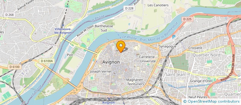 localisation de l'entreprise MADAME MARTINE LABONDE-ROSSIGNOLLE  AVIGNON