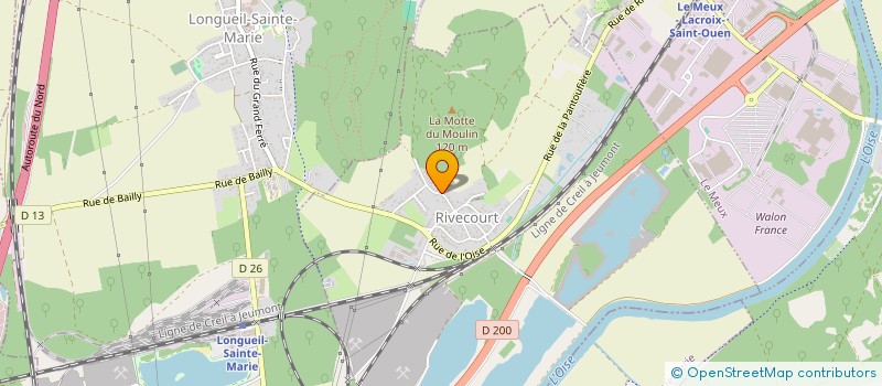 localisation de l'entreprise MADAME MARTINE LABORDE  RIVECOURT