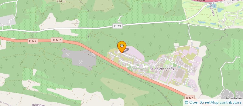 localisation de l'entreprise MADAME MARTINE LABRE à ROUGIERS