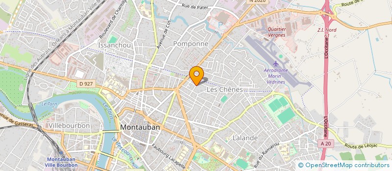 localisation de l'entreprise MADAME MARTINE LACASSAGNE  MONTAUBAN