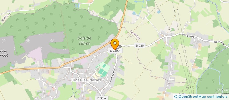 localisation de l'entreprise MADAME MARTINE LACQUEMENT à FLINES-LEZ-RACHES
