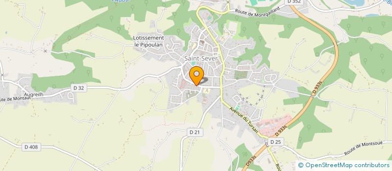 localisation de l'entreprise MADAME MARTINE LACROUTS  SAINT-SEVER