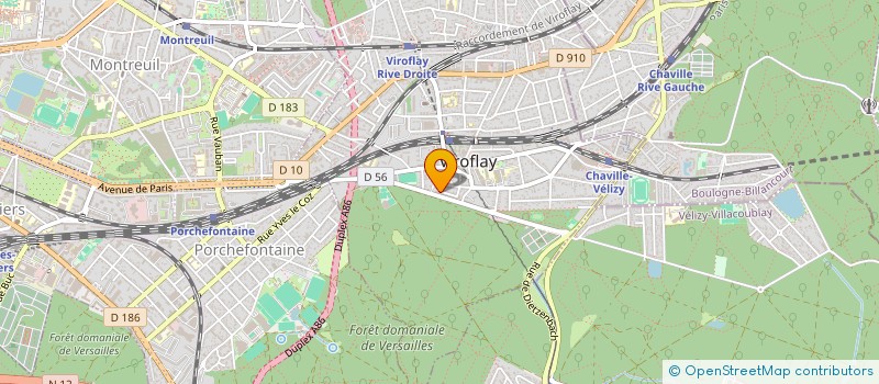 localisation de l'entreprise MADAME MARTINE LAFFON à VIROFLAY