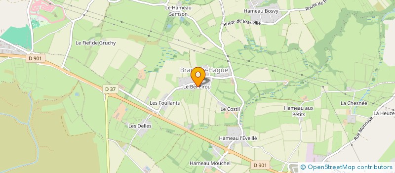 localisation de l'entreprise MADAME MARTINE LAGALLE  LA HAGUE