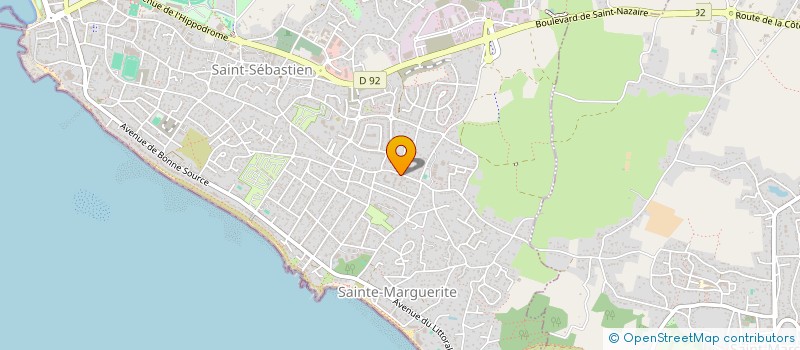 localisation de l'entreprise MADAME MARTINE LAGREE à PORNICHET