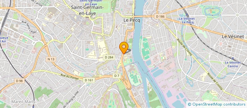 localisation de l'entreprise MADAME MARTINE LAHAYE à LE PECQ
