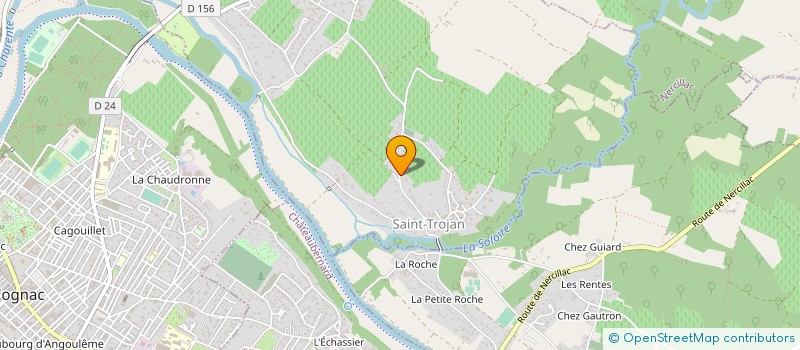 localisation de l'entreprise MADAME MARTINE LAIDET à BOUTIERS-SAINT-TROJAN
