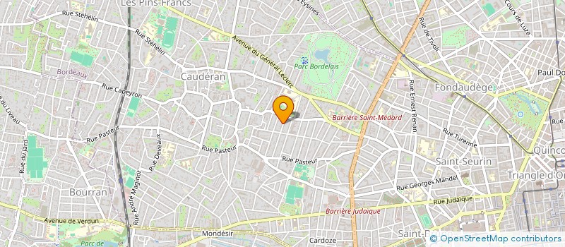 localisation de l'entreprise MADAME MARTINE LAINE  BORDEAUX