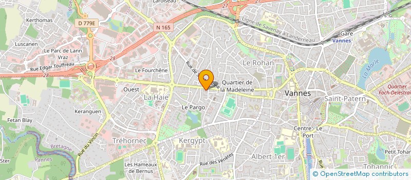 localisation de l'entreprise MADAME MARTINE LAINE à VANNES