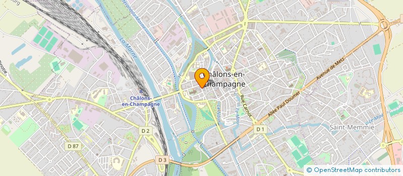 localisation de l'entreprise MADAME MARTINE LAJEUNESSE  CHALONS-EN-CHAMPAGNE