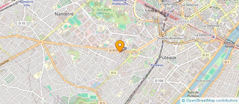 localisation de l'entreprise MADAME MARTINE LALLEMENT à NANTERRE