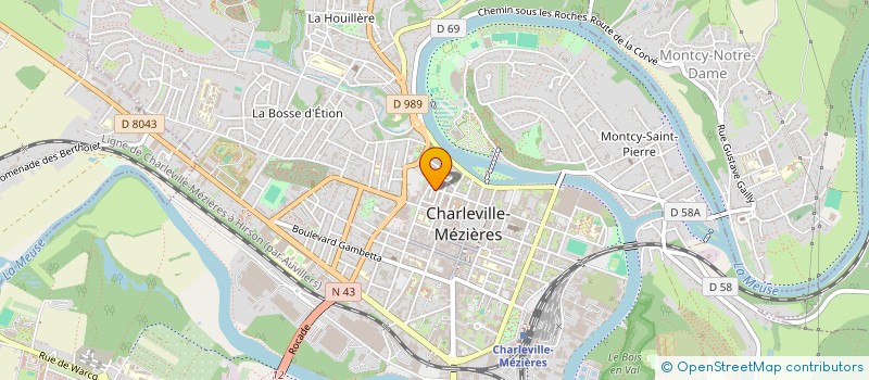 localisation de l'entreprise MADAME MARTINE LAMBEAUX à CHARLEVILLE-MEZIERES