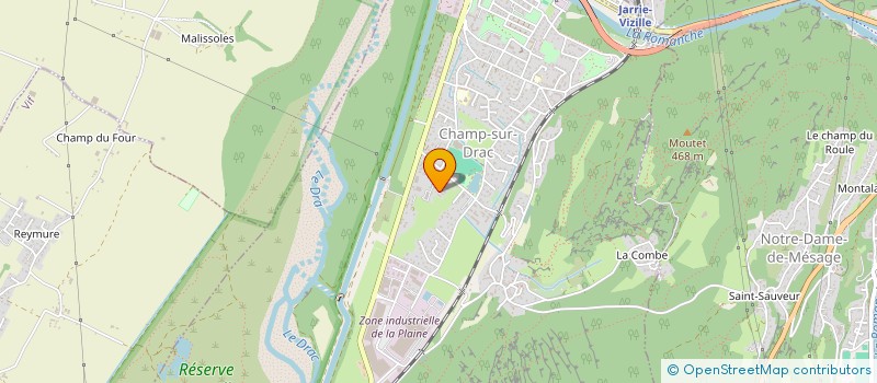 localisation de l'entreprise MADAME MARTINE LAMBEAUX  CHAMP-SUR-DRAC
