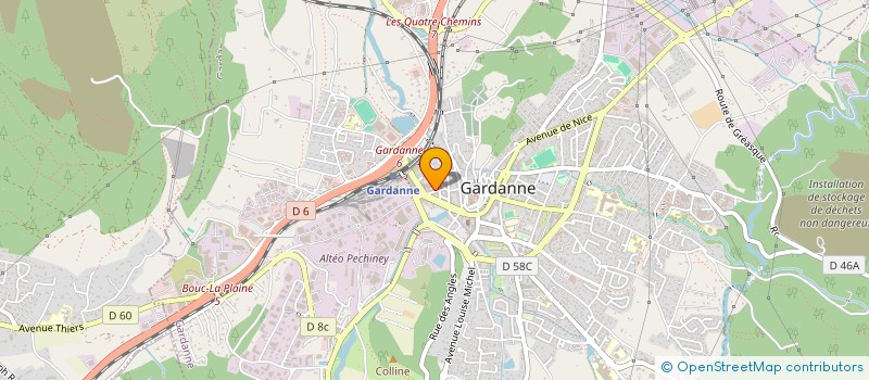 localisation de l'entreprise MADAME MARTINE LAMBERTO à GARDANNE