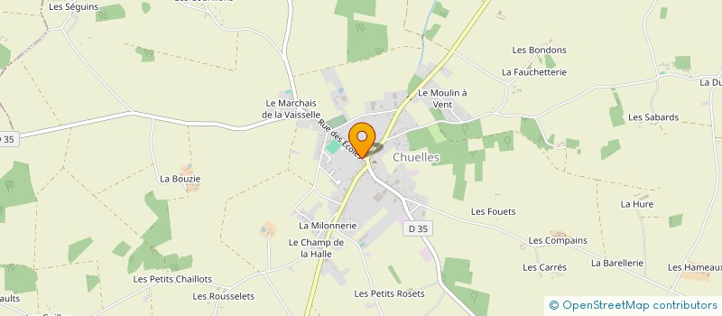localisation de l'entreprise MADAME MARTINE LAMOTHE à CHUELLES