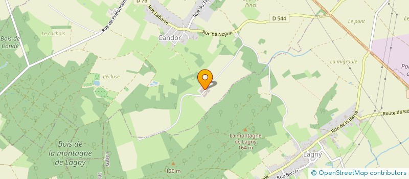 localisation de l'entreprise MADAME MARTINE LANGLET  CANDOR