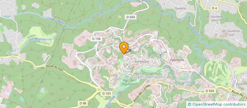 localisation de l'entreprise MADAME MARTINE LANGLOIS  VALBONNE