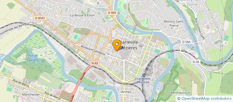 localisation de l'entreprise MADAME MARTINE LANGUERAND à CHARLEVILLE-MEZIERES