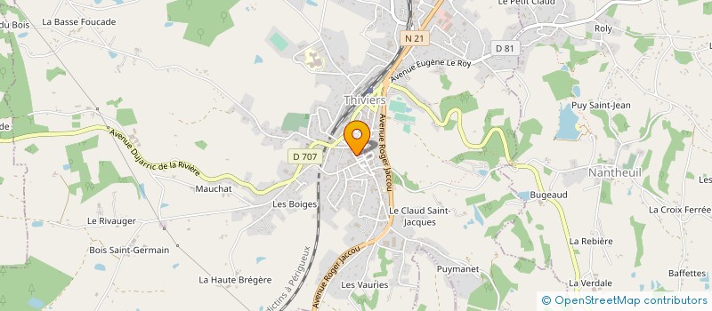 localisation de l'entreprise MADAME MARTINE LAPERLIER à THIVIERS