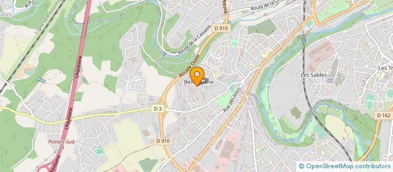 localisation de l'entreprise MADAME MARTINE LAPORTE  POITIERS