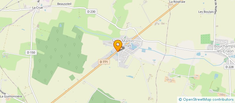 localisation de l'entreprise MADAME MARTINE LAPOUDGE  SAINT-MARTIN-DU-LIMET