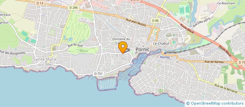 localisation de l'entreprise MADAME MARTINE LARIDON  PORNIC