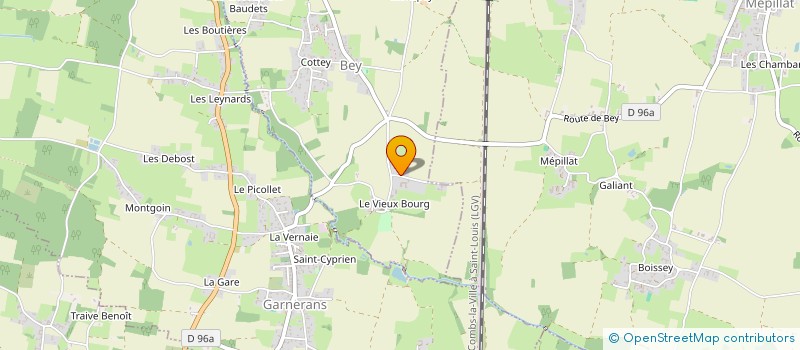 localisation de l'entreprise MADAME MARTINE LARONZE  BEY