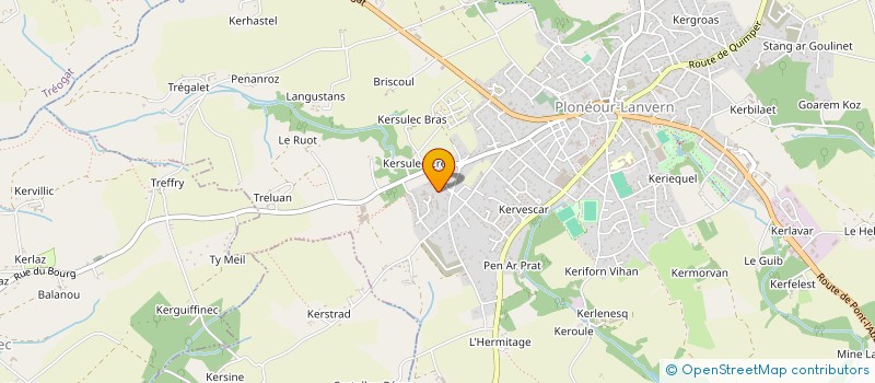 localisation de l'entreprise MADAME MARTINE LARZUL  PLONEOUR-LANVERN