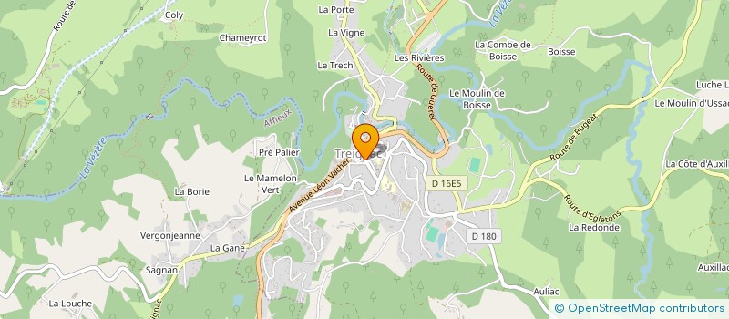 localisation de l'entreprise MADAME MARTINE LASSELIN à TREIGNAC