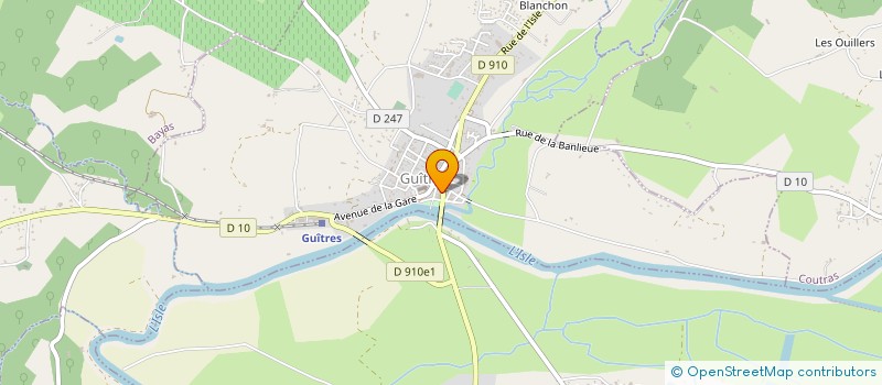 localisation de l'entreprise MADAME MARTINE LASSERRE à GUITRES