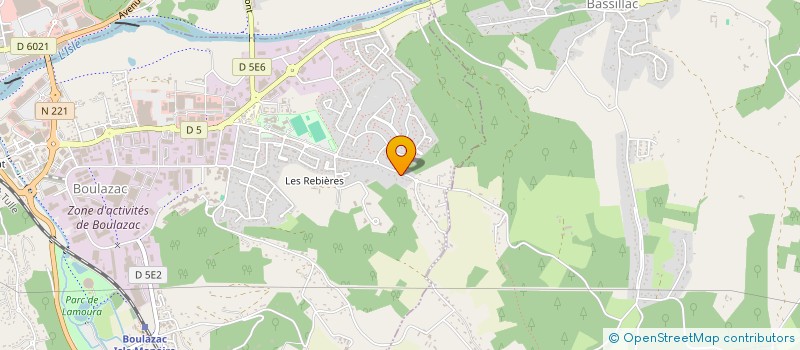 localisation de l'entreprise MADAME MARTINE LATERRIERE  BOULAZAC ISLE MANOIRE