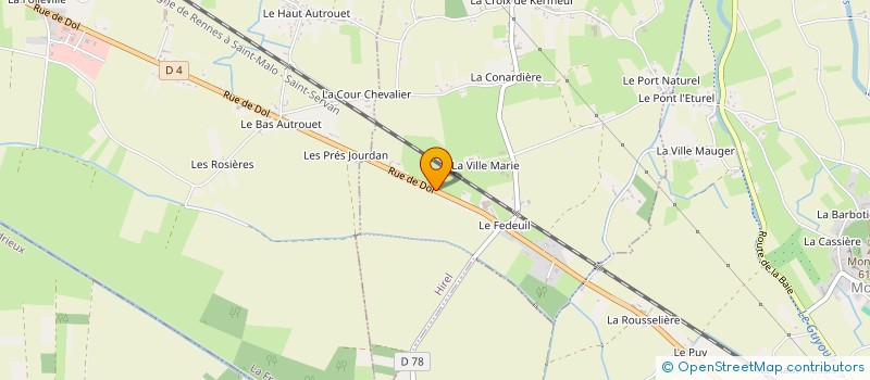 localisation de l'entreprise MADAME MARTINE LATIMIER  HIREL