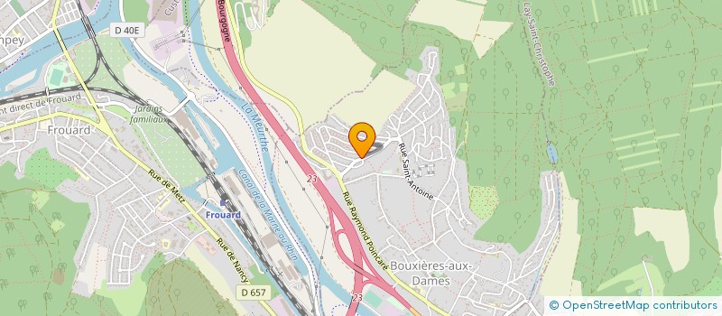 localisation de l'entreprise MADAME MARTINE LAUER  BOUXIERES-AUX-DAMES