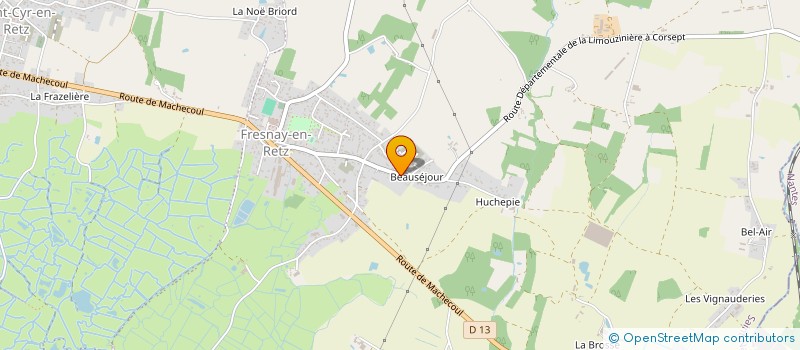 localisation de l'entreprise MADAME MARTINE LAURENCOT  VILLENEUVE-EN-RETZ