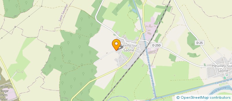 localisation de l'entreprise MADAME MARTINE LAURENT  MAXILLY-SUR-SAONE