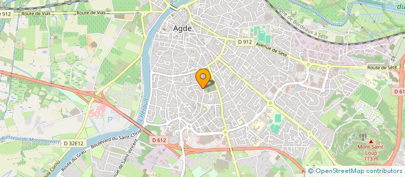 localisation de l'entreprise MADAME MARTINE LAUTIER à AGDE