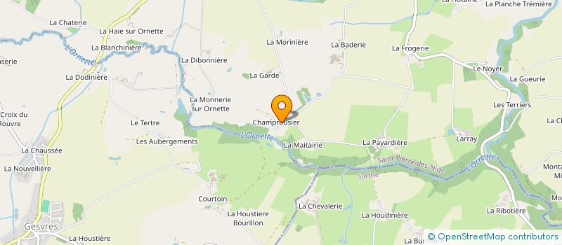 localisation de l'entreprise MADAME MARTINE LAVAIL  SAINT-PIERRE-DES-NIDS