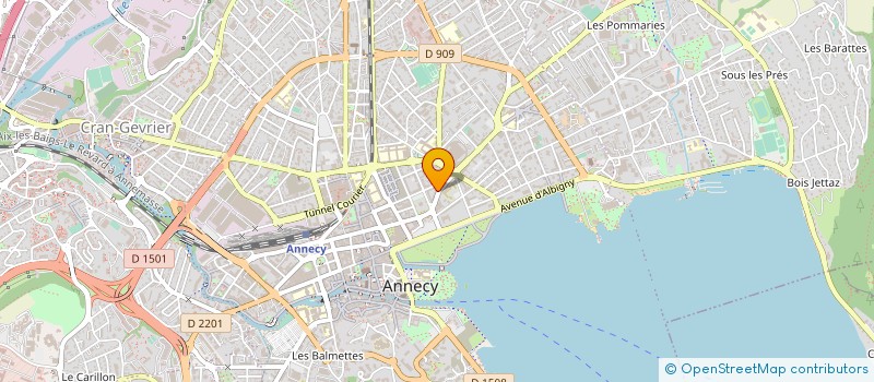 localisation de l'entreprise MADAME MARTINE LAVAL  ANNECY