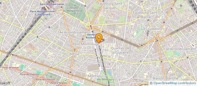 localisation de l'entreprise MADAME MARTINE LAVIE  PARIS