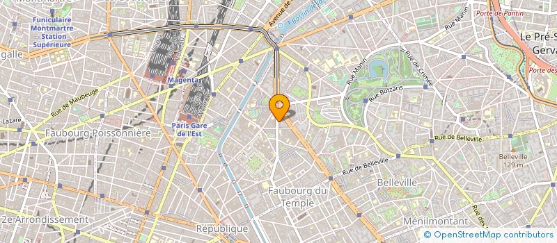 localisation de l'entreprise MADAME MARTINE LAVINET à PARIS